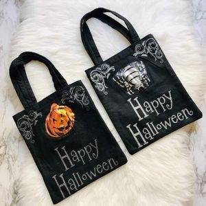 Happy Halloween Felt Candy Bags 2 pc